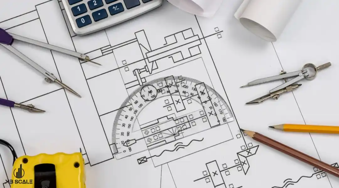 Progettazione scale interni su misura con disegno tecnico