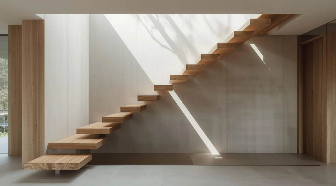 Dettagli di ancoraggio scale a sbalzo